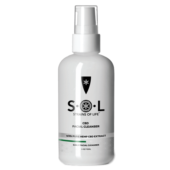 CBD Face Cleaner from SOL CBD buy online USA. 